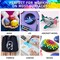 ABEIER Metallic Acrylic Paint, Set of 24 Metallic Colors in 2oz/60ml Bottle, Rich Pigments, Non Fading, Non Toxic Paints for Artist, Beginners & Kids Painting on Rocks Crafts Canvas Wood, Fabric&Stone